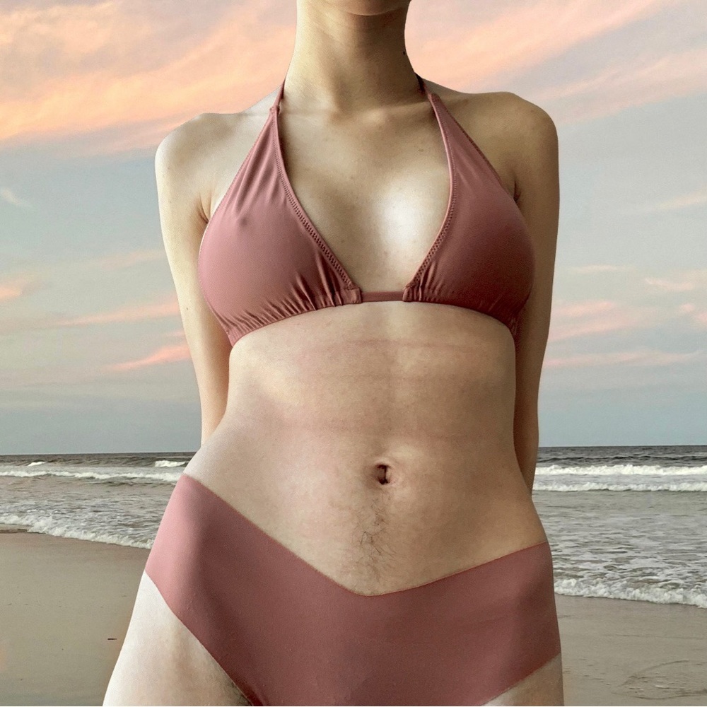 Sofsy Triangle Bikini Top